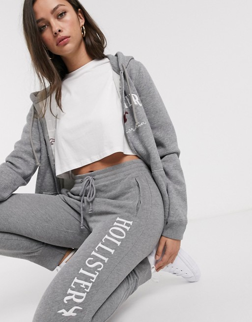 Hollister classic joggers with embroidered logo