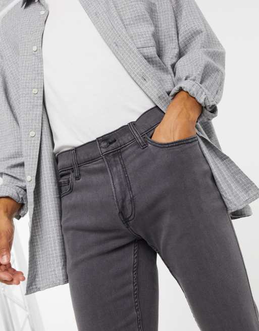 Hollister grey skinny jeans store