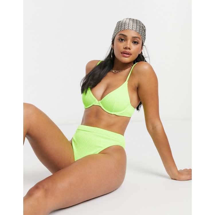 Hollister high waisted bikini bottoms on sale