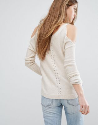 hollister cold shoulder sweater