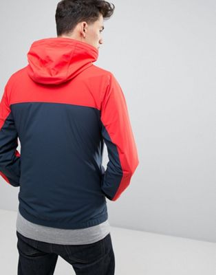 hollister windbreaker red and blue