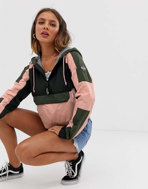 Hollister colorblock windbreaker discount