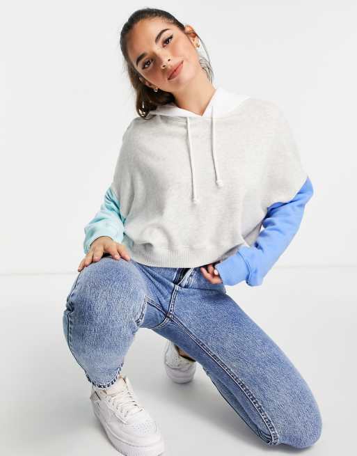 Hollister color block hoodie clearance