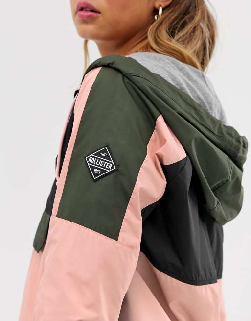 Hollister colour block windbreaker