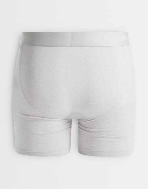 Hollister - Confezione da 3 paia di boxer neri e grigi con patta frontale, 2 di 3