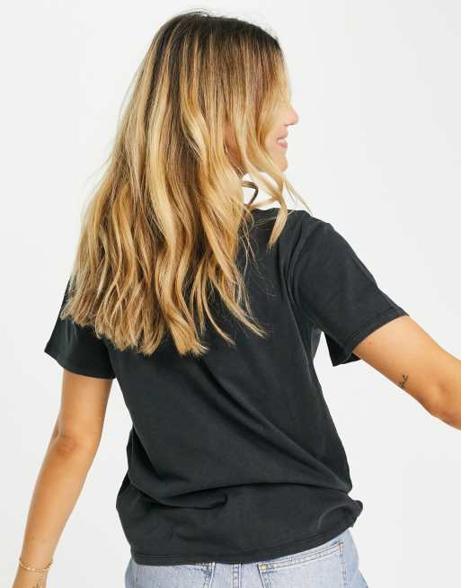 Hollister - Cool Girl - T-shirt ajusté - Noir, 3 de 4