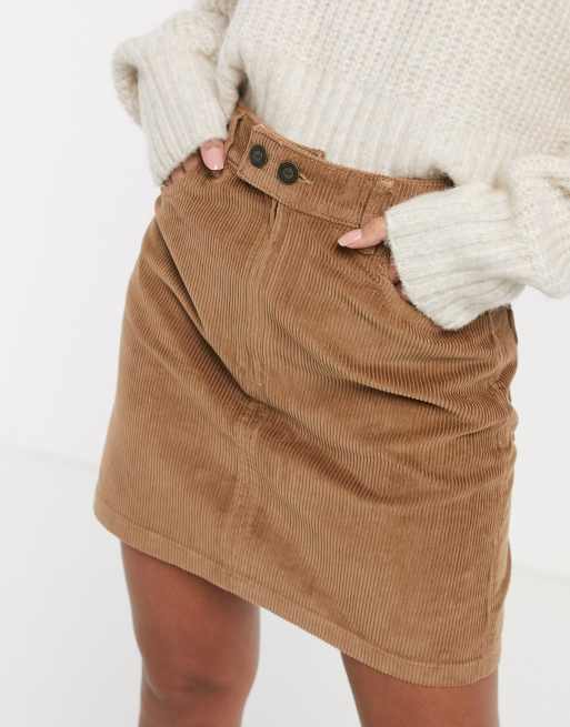 Corduroy cheap skirt hollister