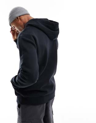 Hollister cord tech logo hoodie in black