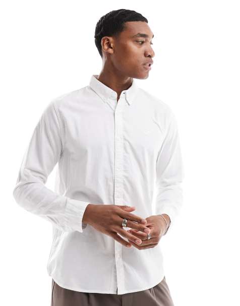 Hollister - Core - Chemise Oxford - Blanc - view 1