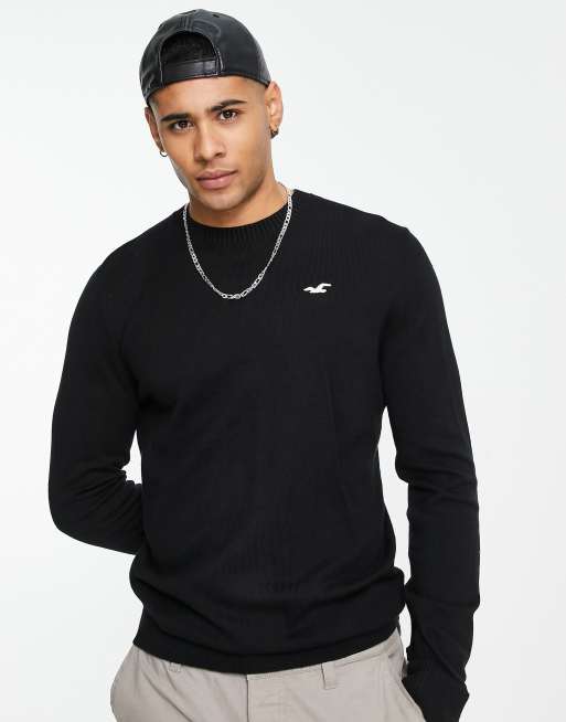 Hollister Co. CORE ICON - Sweatshirt - black - Zalando.de