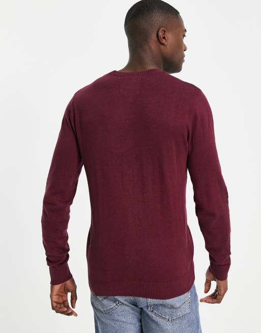 Hollister burgundy sweater store
