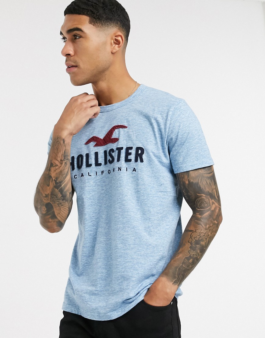 Hollister – Core Tech – Blå t-shirt med logga