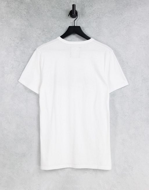 Hollister Co. CHAIN CORE - Print T-shirt - white 