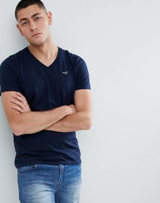 Hollister Core V-Neck T-Shirt Seagull 