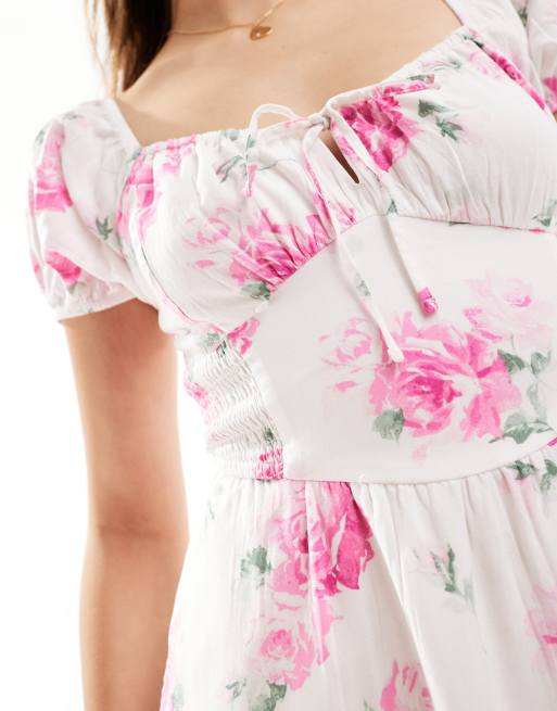 linen dress pink Dusty Rose Linen Dress - Loose Summer Women Dress
