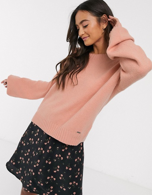Hollister cosy pink sweater