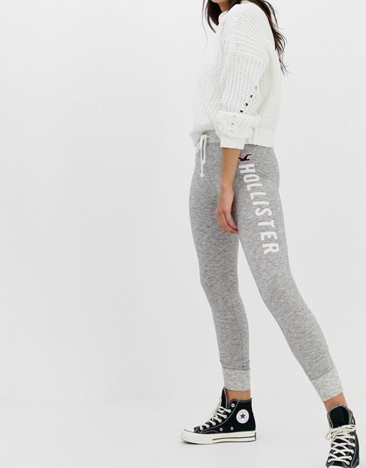 Hollister, Pants & Jumpsuits, Hollister Sweatpants With Hollister On Left  Leg Mixed Grey Size Xs Women