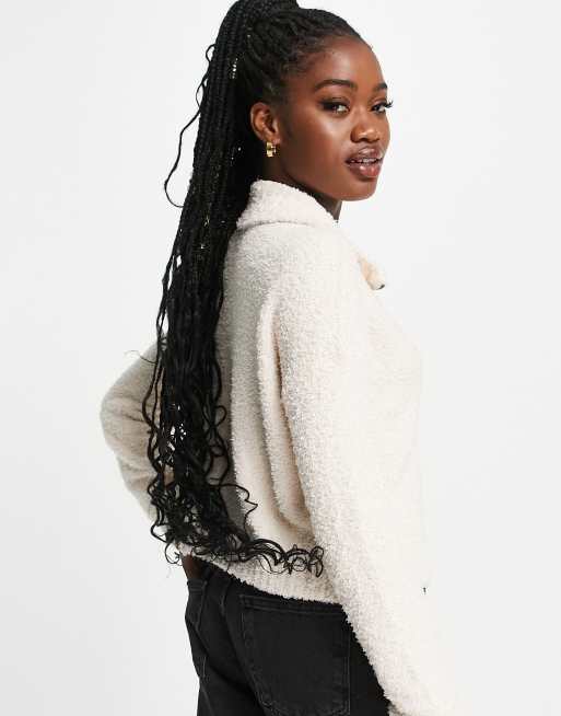 Hollister fluffy sweatshirt top
