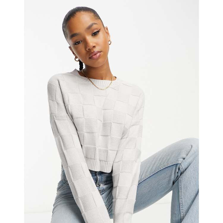 Hollister grey jumper hot sale