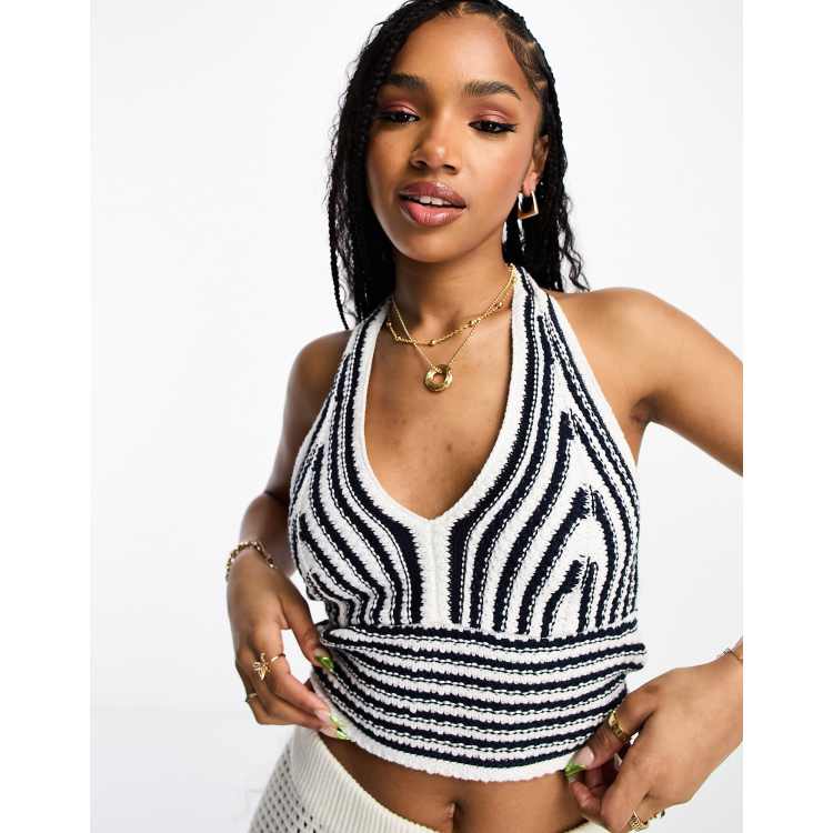 Hollister halter deals neck top
