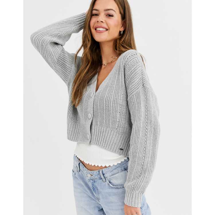Hollister cropped jumper sales