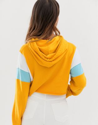 yellow hollister hoodie
