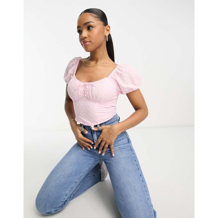 Hollister cropped tops 2025