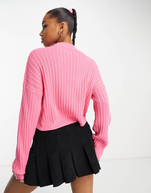Hollister cropped jumper clearance