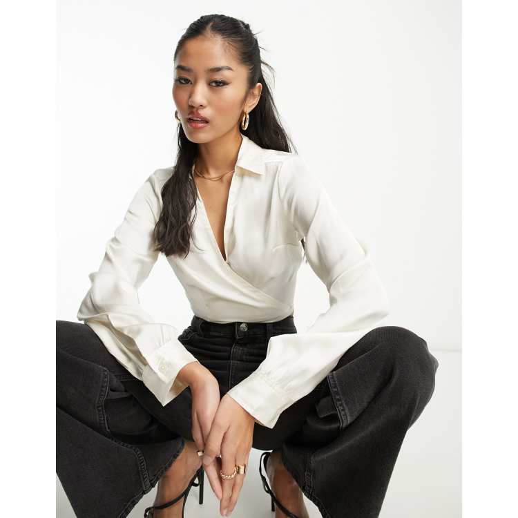 White wrap tank hot sale top