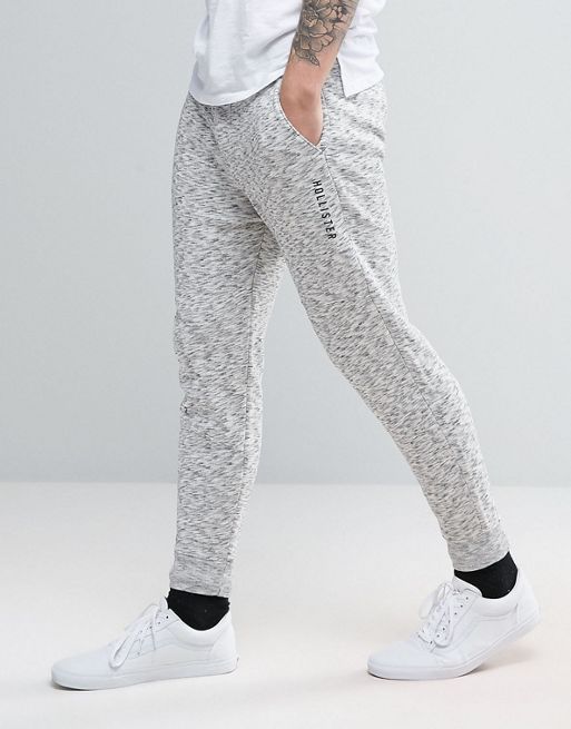 grey sweatpants with Hollister waistband
