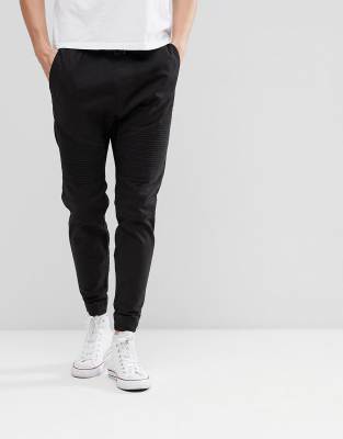 hollister twill joggers