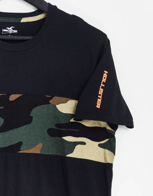Hollister t shirt camouflage online