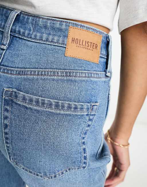 Hollister - Curvy Love - Jeans a vita alta lavaggio medio blu, 2 di 4