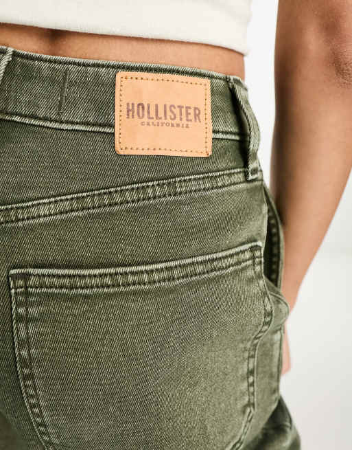 Hollister olive green shop jeans