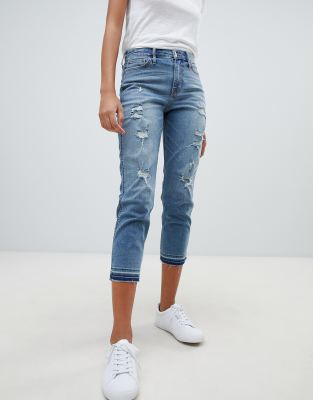 hollister girlfriend jeans