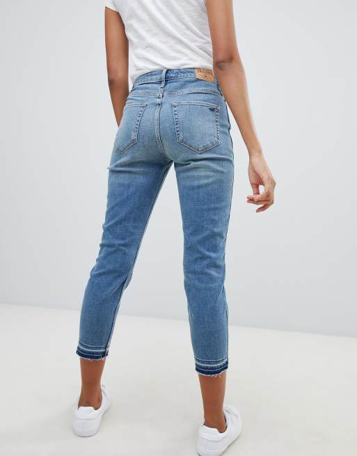 Hollister girlfriend jeans clearance