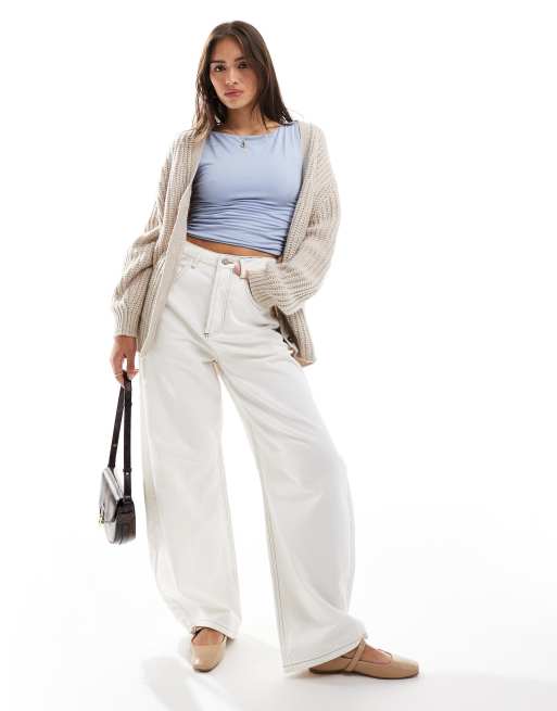 Hollister - Débardeur sans coutures à encolure bateau - Bleu, 4 de 4