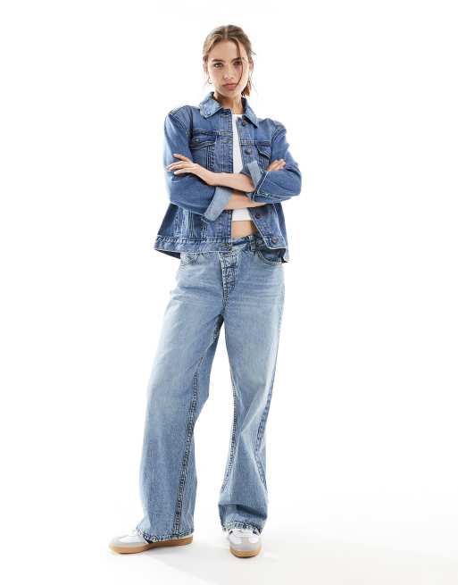 Hollister stretch outlet denim jacket