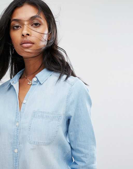 Hollister jean shirt outlet