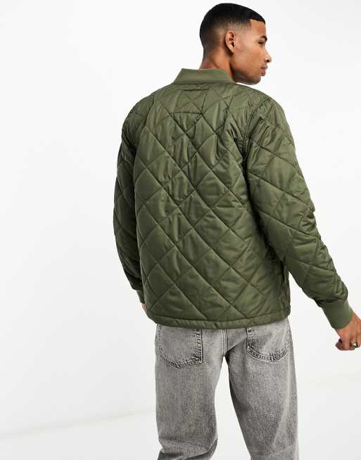Hollister olive jacket hot sale