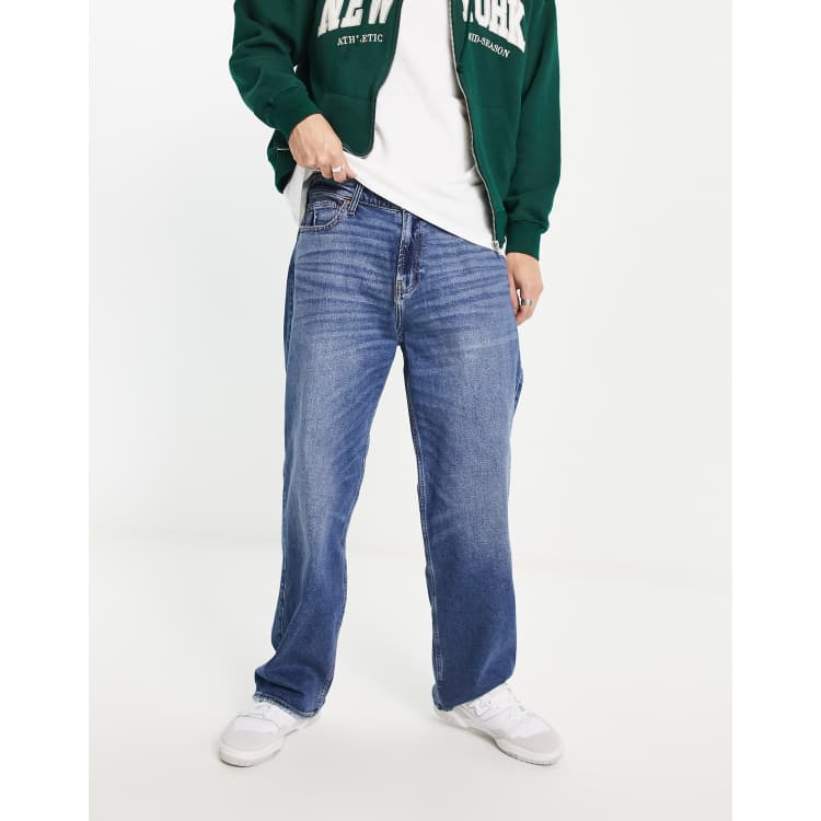 Distressed hollister jeans on sale