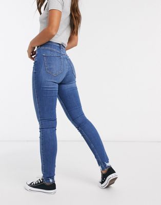 blue ripped jeans hollister