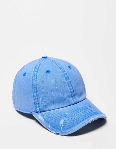 Hollister - Distressed pet in blauw met spetters - view 1