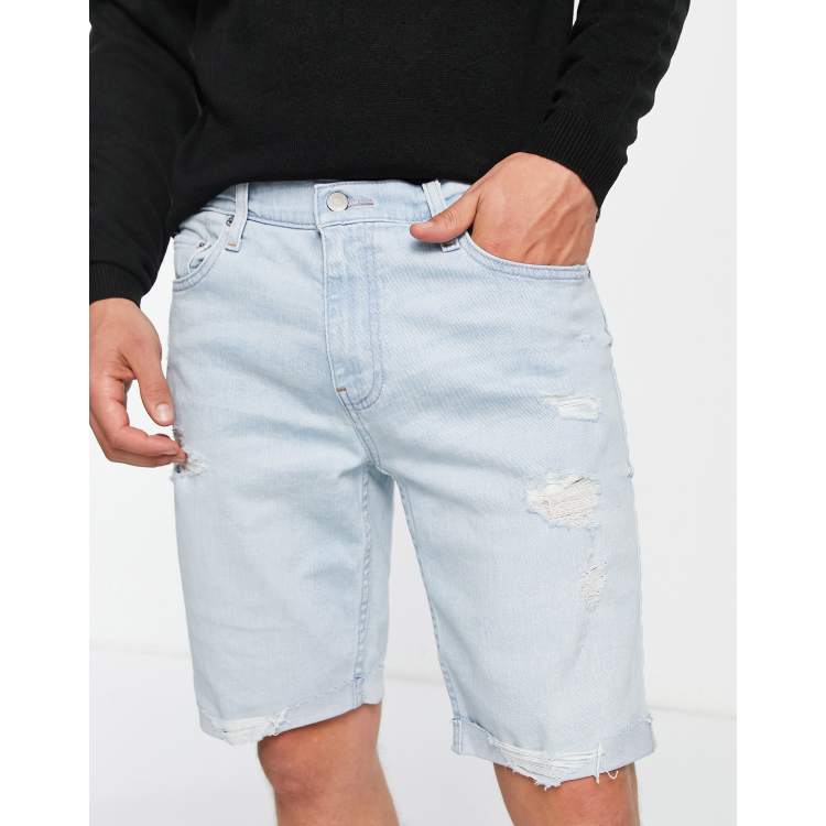 Hollister men's denim shorts shop