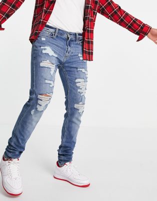 distressed hollister jeans