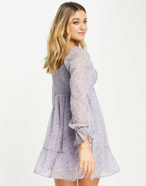 purple hollister dress