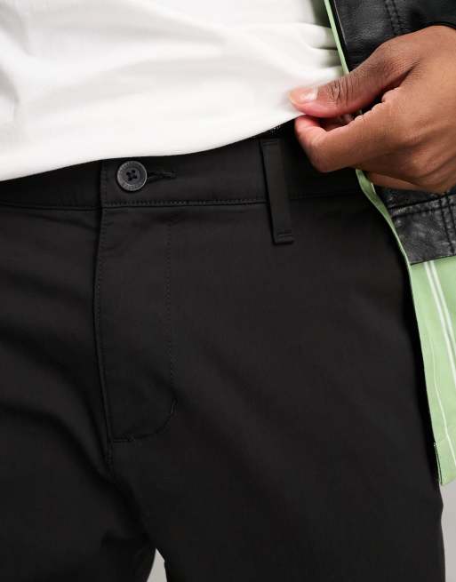 Hollister – Dopasowane czarne chinosy, 2 z 4