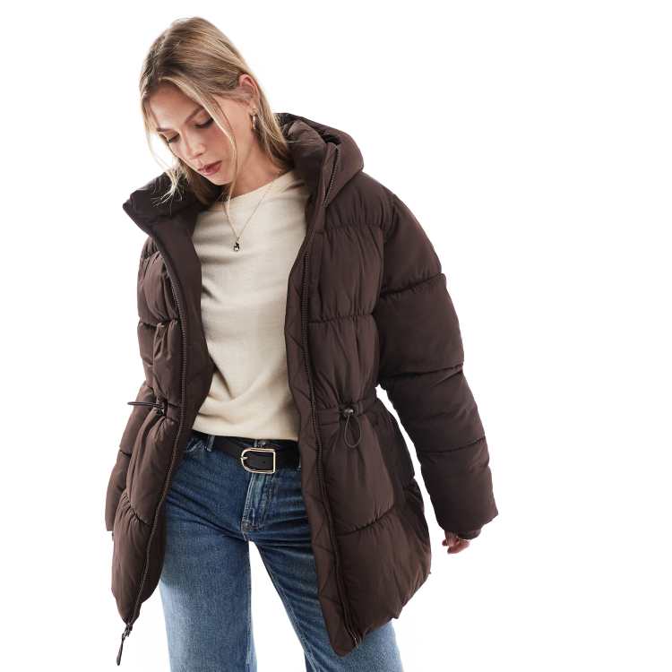 Hollister Doudoune a capuche Chocolat ClassicfuncenterShops