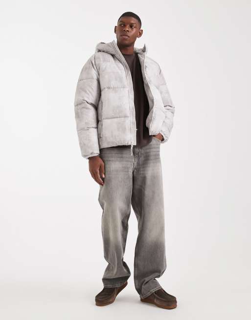 Hollister - Doudoune à capuche - Gris délavé, 2 de 5