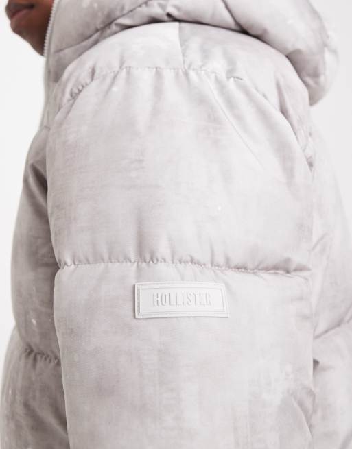 Hollister - Doudoune à capuche - Gris délavé, 5 de 5